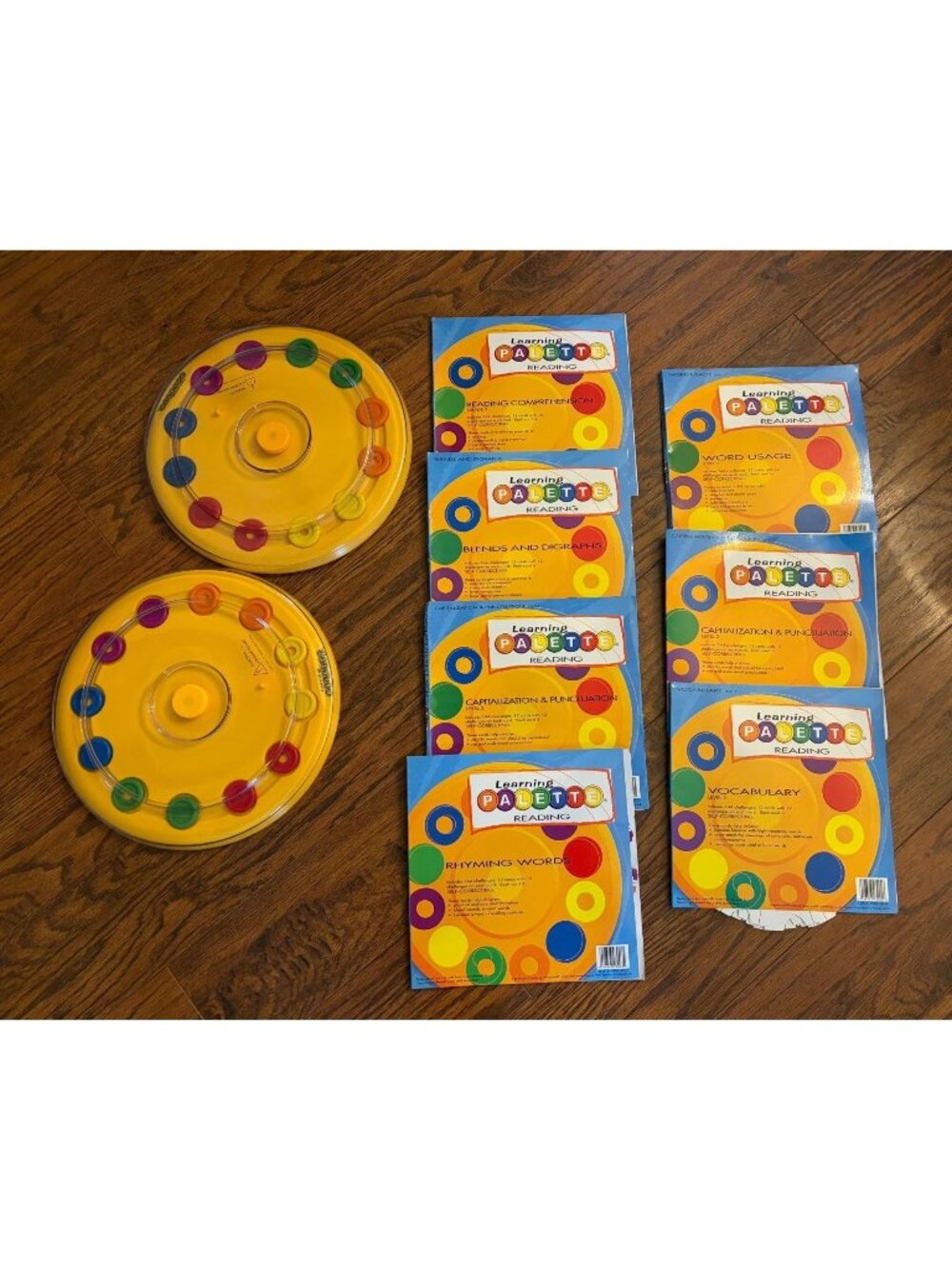 Learning Palette Reading Set 2 Bases & 8 Card Packs Grades 1-2 Set B S3